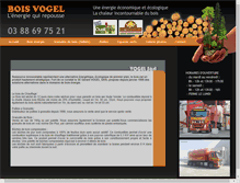 Tablet Screenshot of boisvogel.fr